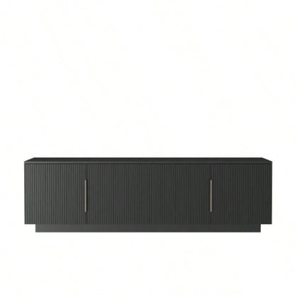 TV Stand with 16 Color LEDs, 68 Modern TV Stand, TV Cabinet Entertainment Center 55 60 65 Inch TV