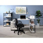 Levi Antique White Black Writing Desk