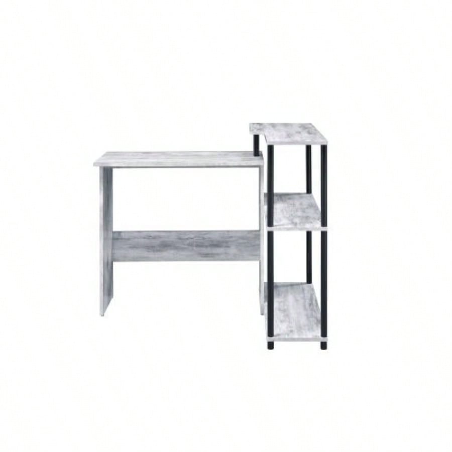 Levi Antique White Black Writing Desk