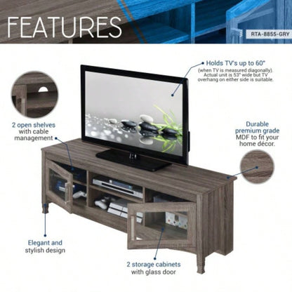 Techni Mobili Driftwood TV Stand