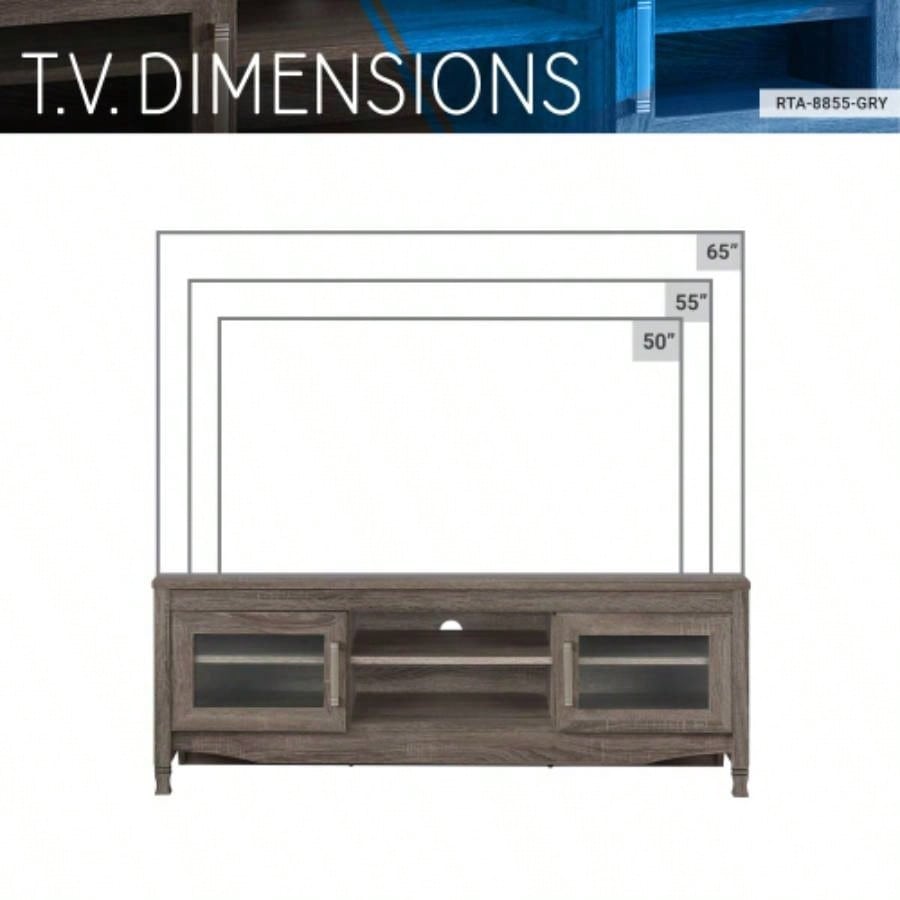 Techni Mobili Driftwood TV Stand