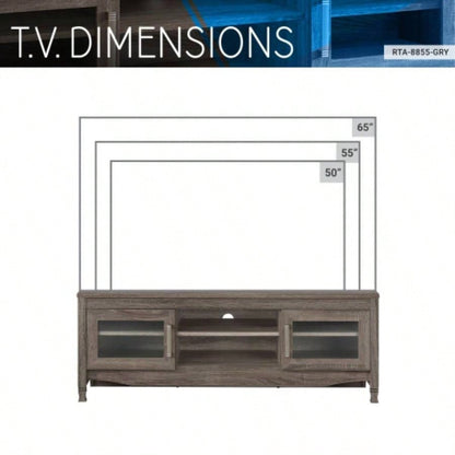 Techni Mobili Driftwood TV Stand