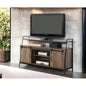 Rashawn Rustic Oak Black TV Stand