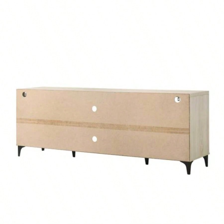 Evander 70 Oak 4 - Door TV Stand