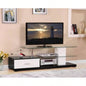 Ivana White Black TV Stand