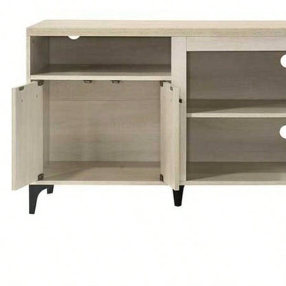 Evander 70 Oak 4 - Door TV Stand