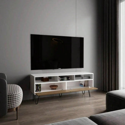 TV Stand, 2 Doors, 3 Shelves, 5