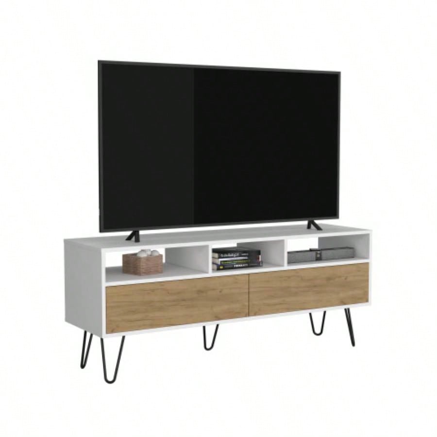 TV Stand, 2 Doors, 3 Shelves, 5