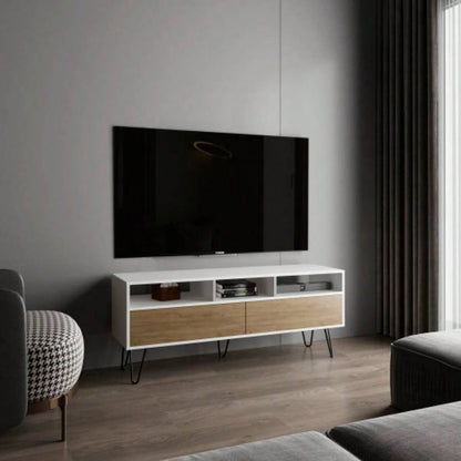 TV Stand, 2 Doors, 3 Shelves, 5
