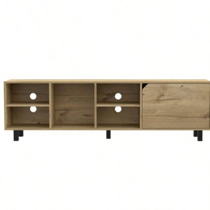 Harwich 5 - Shelf TV Stand Light Oak