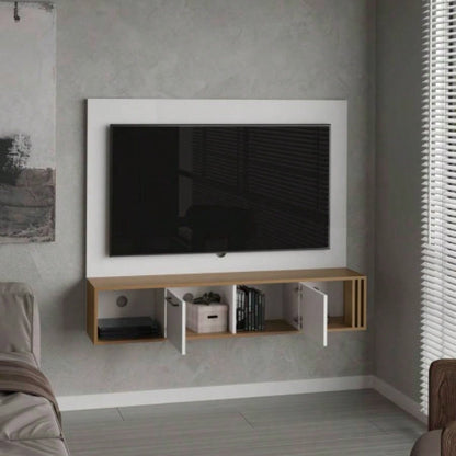 Entertainment Center, 2 Doors, 4 Shelves