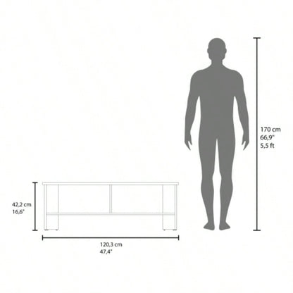 TV Stand, 1 Door, 1 Shelf