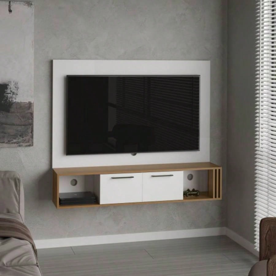 Entertainment Center, 2 Doors, 4 Shelves