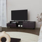 FM FURNITURE Liberty Entertainment Center with Drop - Down Door. Adjustable. Open Storage. and Two Side Cabinets. Wengue