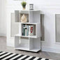 White three - layer simple household bookshelf