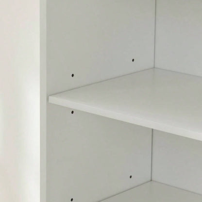 CD DVD storage cabinet, bookcase, adjustable shelf 8 - layer storage, display bookshelf, home, office, multi - functional double - layer bookcase, can be disassembled into two 4 - layer storage bookcases