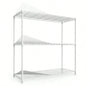 3 Tier Wire Shelving Unit, 1050 LBS NSF Height Adjustable Metal Garage Storage Shelves, Heavy Duty Storage Wire Rack Metal Shelves - Black