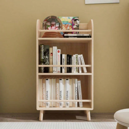 Pine Solid Wood Bookshelf/Bookcase - 0.6 Thick Shelves Heavy Duty Storage Rack, 19.6936.61H Modern Farmhouse Shelf Living Room, Home Library Organizer