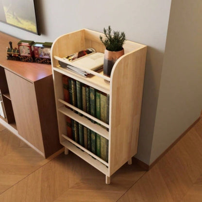 Pine Solid Wood Bookshelf/Bookcase - 0.6 Thick Shelves Heavy Duty Storage Rack, 19.6936.61H Modern Farmhouse Shelf Living Room, Home Library Organizer