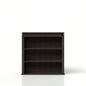 Chocolate Two Shelf Bookcase Hutch