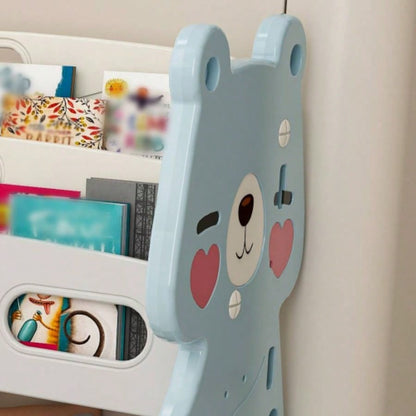 Kids Toy Storage Organizer, Toy Organizer with 2 Tier Bookshelf, Toy Storage with Shelf and 12 Toy Bins, Kids Bookshelf and Toy Storage Playroom, Bedroom, Kids Room, Classroom