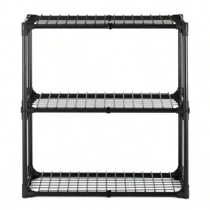 3 - SHELF WIRE RACK WITH COVER1PACK, Inclouding one cover
