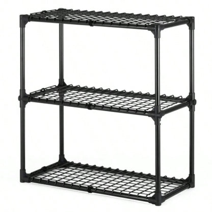 3 - SHELF WIRE RACK WITH COVER1PACK, Inclouding one cover