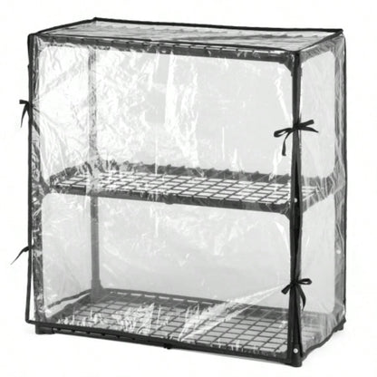 3 - SHELF WIRE RACK WITH COVER1PACK, Inclouding one cover