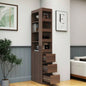 Tier multi - functional pull - out multi - tier storage Single - sided open shelf Kitchen, Living Room Narrow Spaces