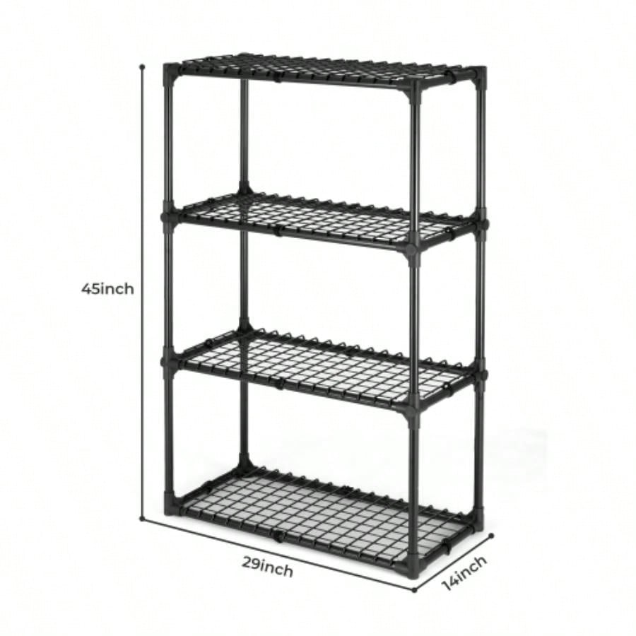4 - SHELF WIRE RACK1PACK WITH COVER