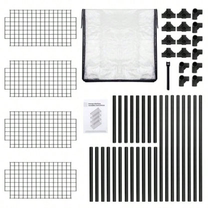 4 - SHELF WIRE RACK1PACK WITH COVER