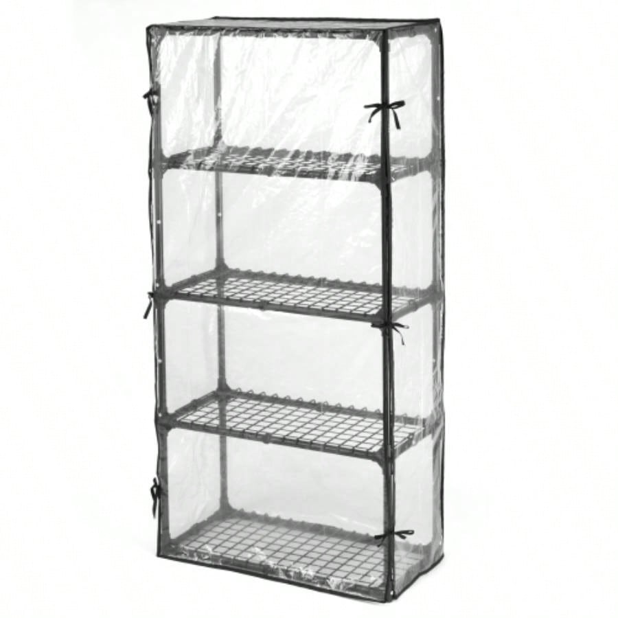5 - SHELF WIRE RACK WITH COVER1PACK
