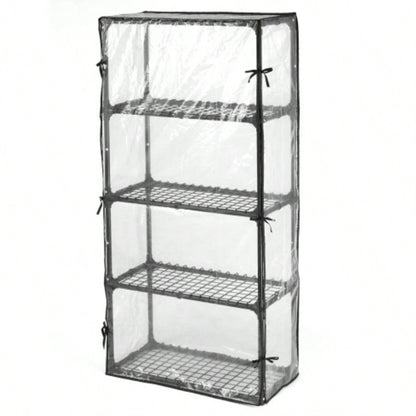 5 - SHELF WIRE RACK WITH COVER1PACK