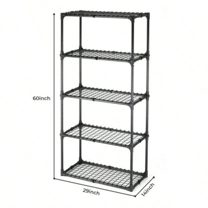 5 - SHELF WIRE RACK WITH COVER1PACK