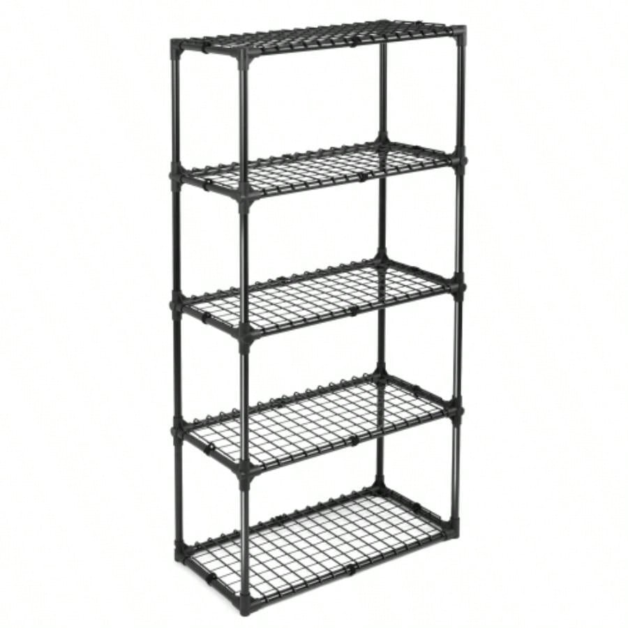 5 - SHELF WIRE RACK WITH COVER1PACK