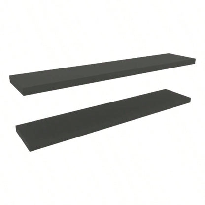 Floating Shelves 1.50 H, with 2 Shelf, Matt Gray