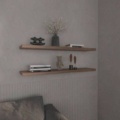 Floating Shelves 1.50 H, with 2 Shelf, Matt Gray