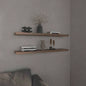 Floating Shelves 1.50 H, with 2 Shelf, Matt Gray