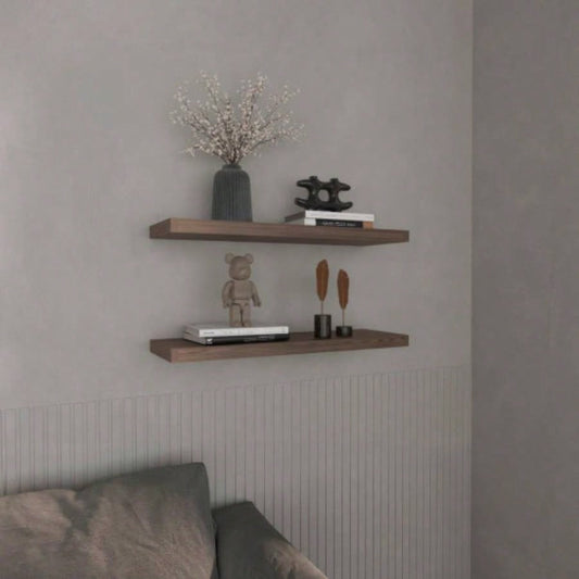 Floating Shelves 1.50 H, 2 Shelves, Walnut