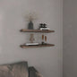 Floating Shelves 1.50 H, 2 Shelves, Walnut