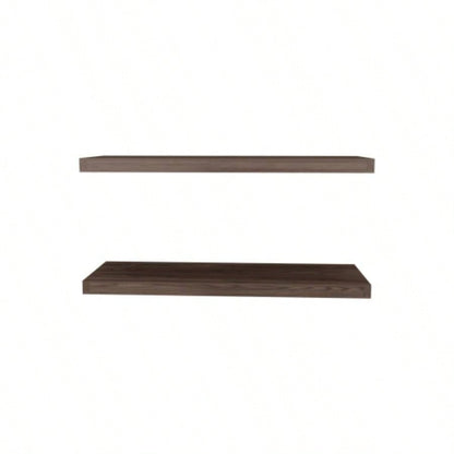 Floating Shelves 1.50 H, 2 Shelves, Walnut