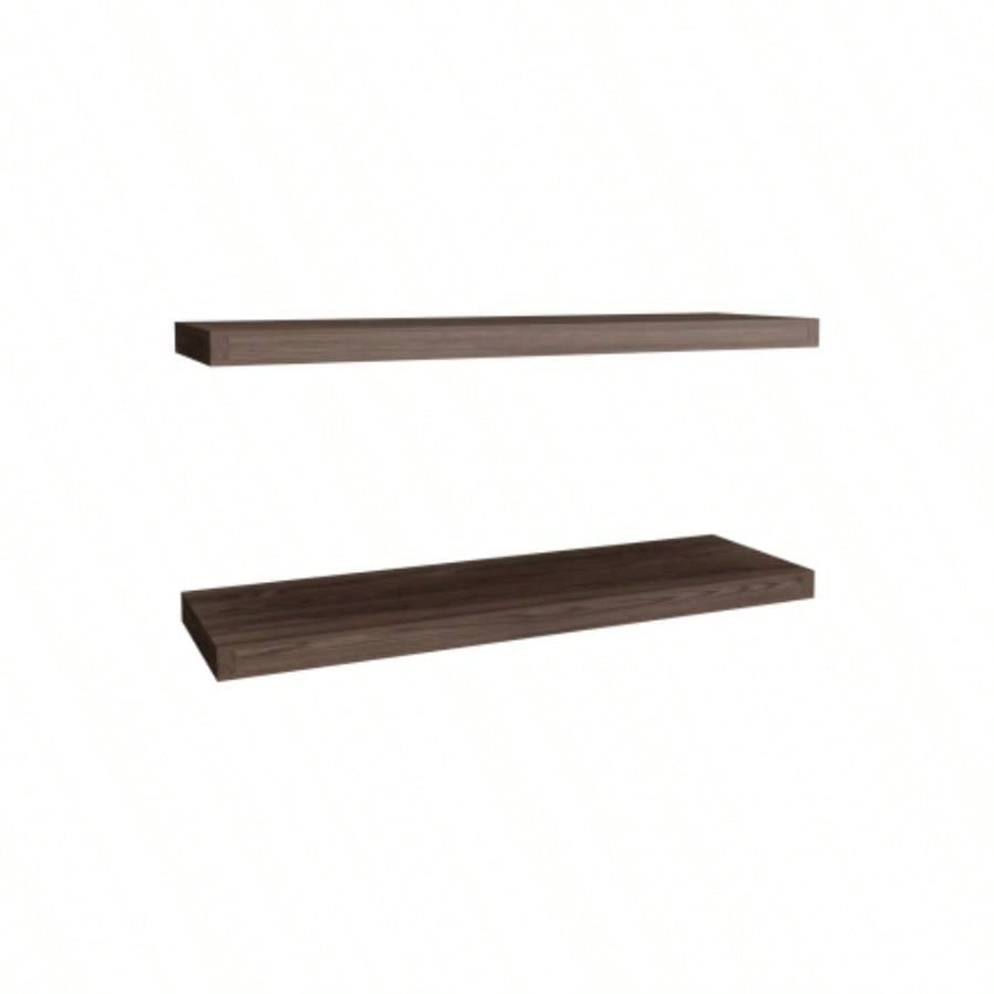 Floating Shelves 1.50 H, 2 Shelves, Walnut