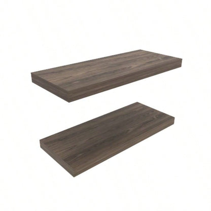Floating Shelves 1.50 H, 2 Shelves, Walnut