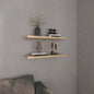Floating Shelves 1.50 H, 2 Shelves, Walnut