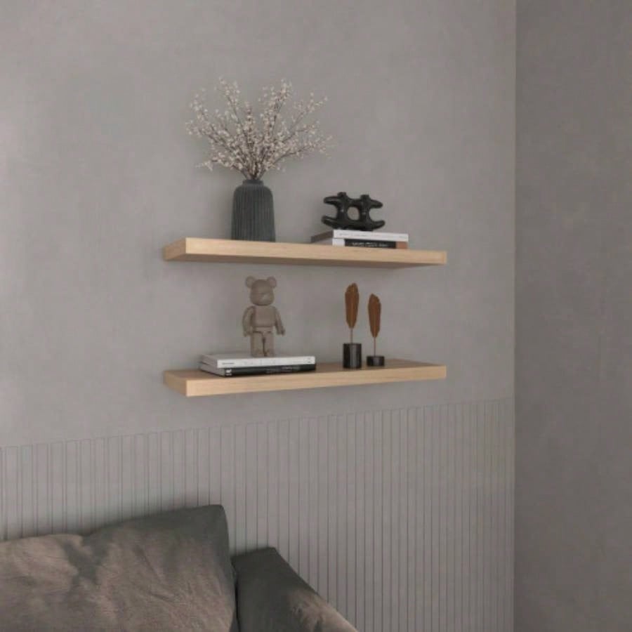 Floating Shelves 1.50 H, 2 Shelves, Walnut