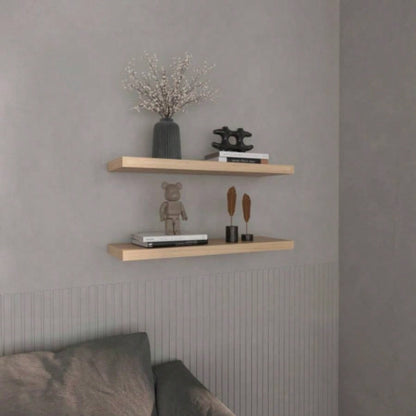Floating Shelves 1.50 H, 2 Shelves, Walnut
