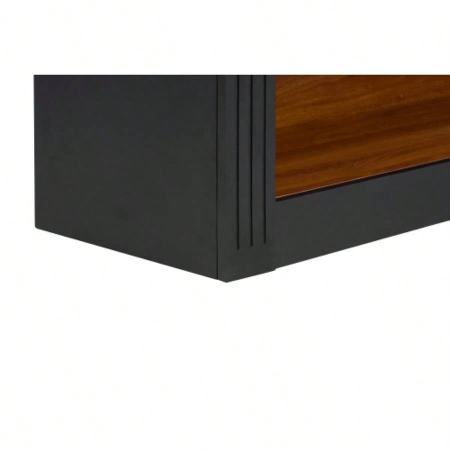 Bookcase, 4 - Shelf Tall Bookshelf, 45.66 Wood Open Display Floor Arched Bookcase, Large Storage Organizer Library, Bedroom, and Living Room Black