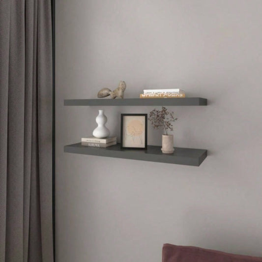 Floating Shelf, Living Room, Matt Gray