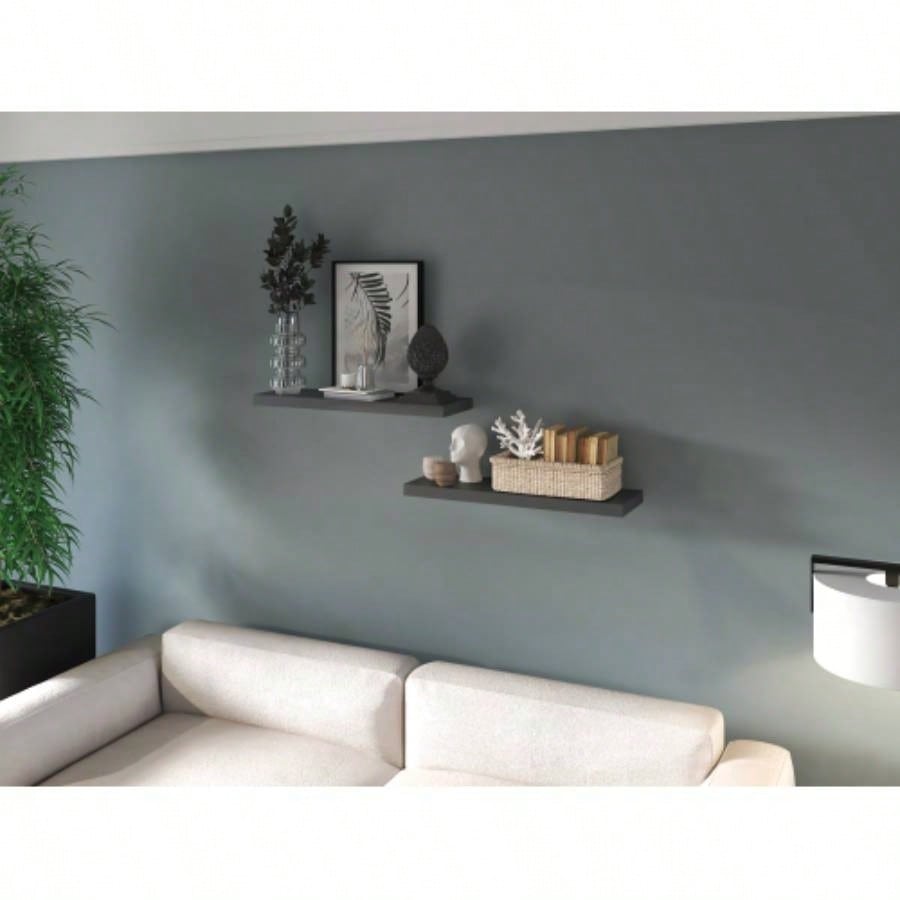Floating Shelf, Living Room, Matt Gray