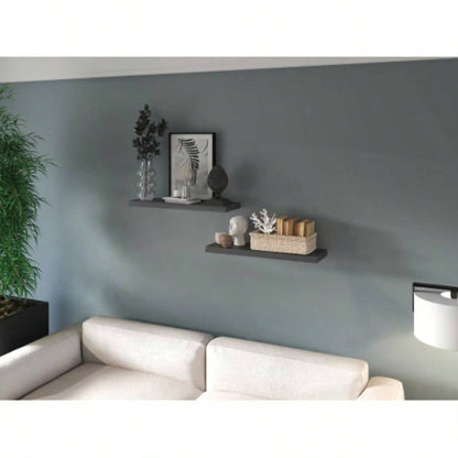 Floating Shelf, Living Room, Matt Gray